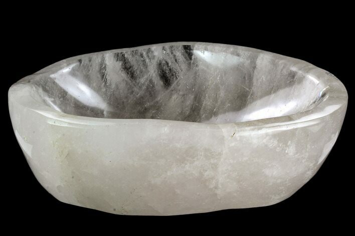 Polished Quartz Bowl - Madagascar #122532